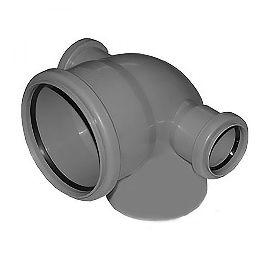 PP Отвод с выходом левый правый Polytron Comfort 110x50х50х90